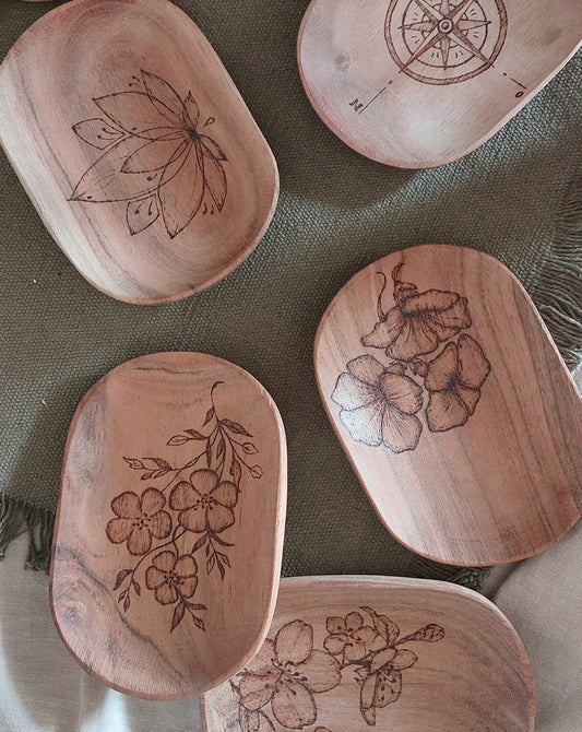 Coupelle à bijoux en Acacia